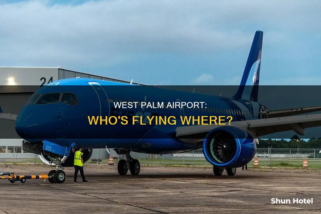 who flys from west palm airport