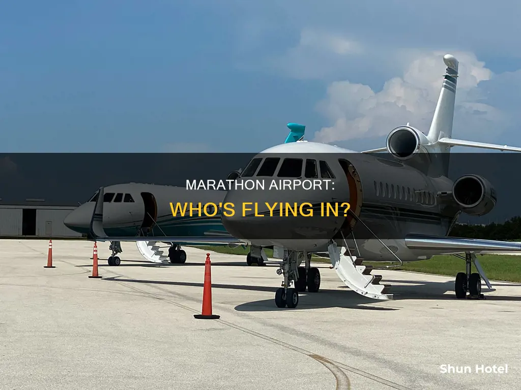 who flys in to marathon airport