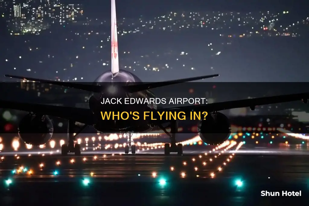 who flys into jack edwards airport