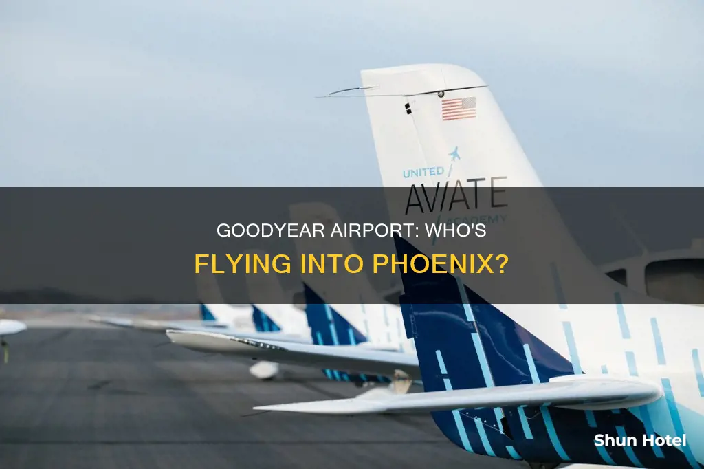 who flys into phoenix goodyear airport