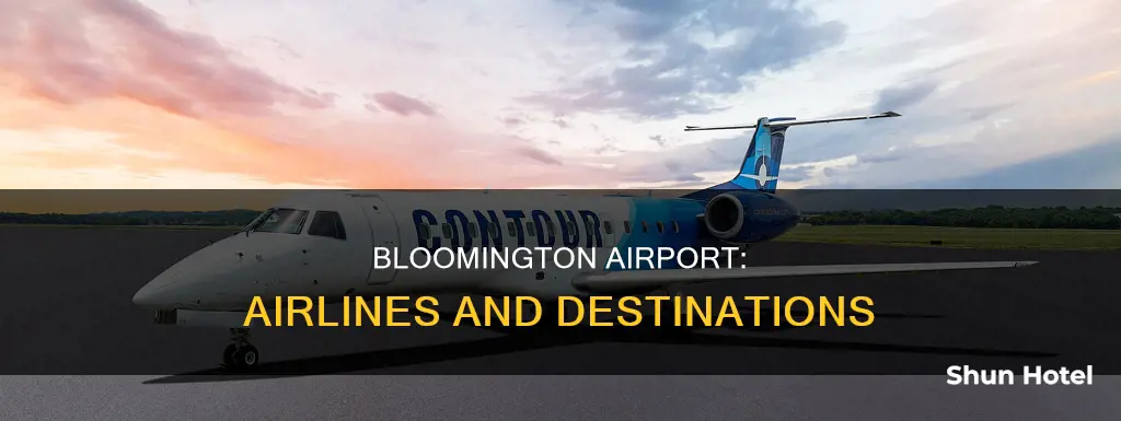 who flys out of bloomington airport