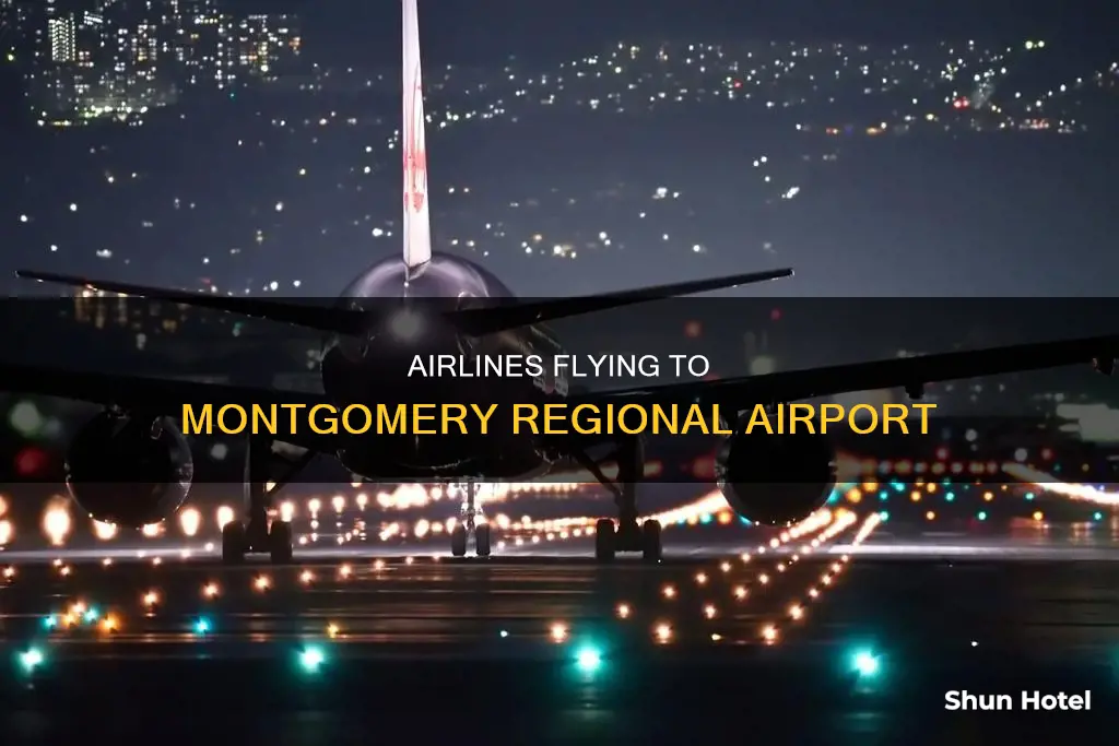 who flys to montgomery regional airport