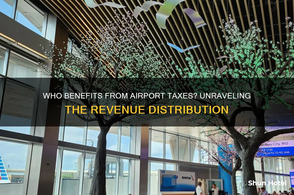 who gets taxes collected at airports