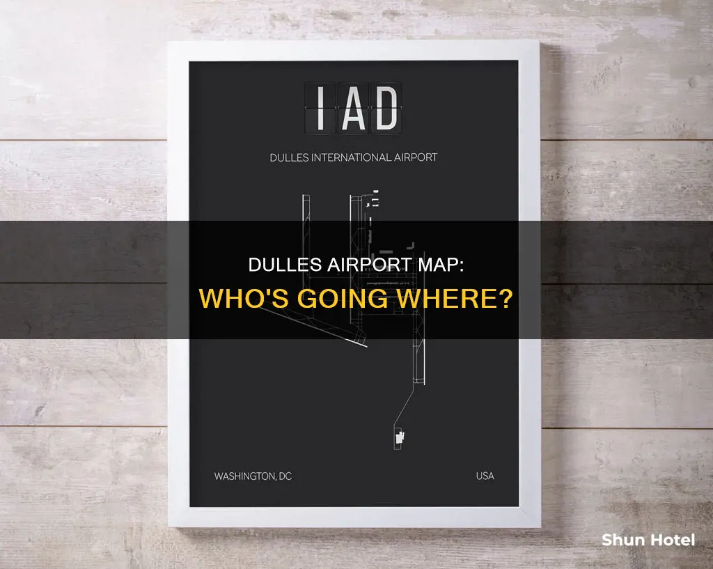 who goes to dulles airport map