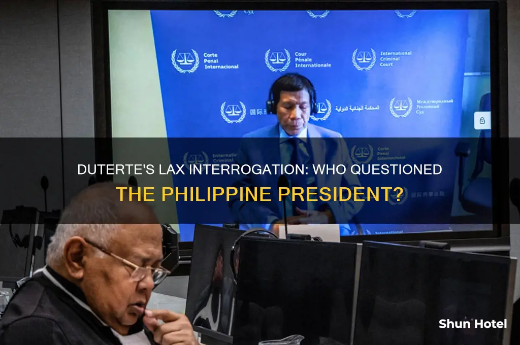 who interrogated duterte in los angeles international airport