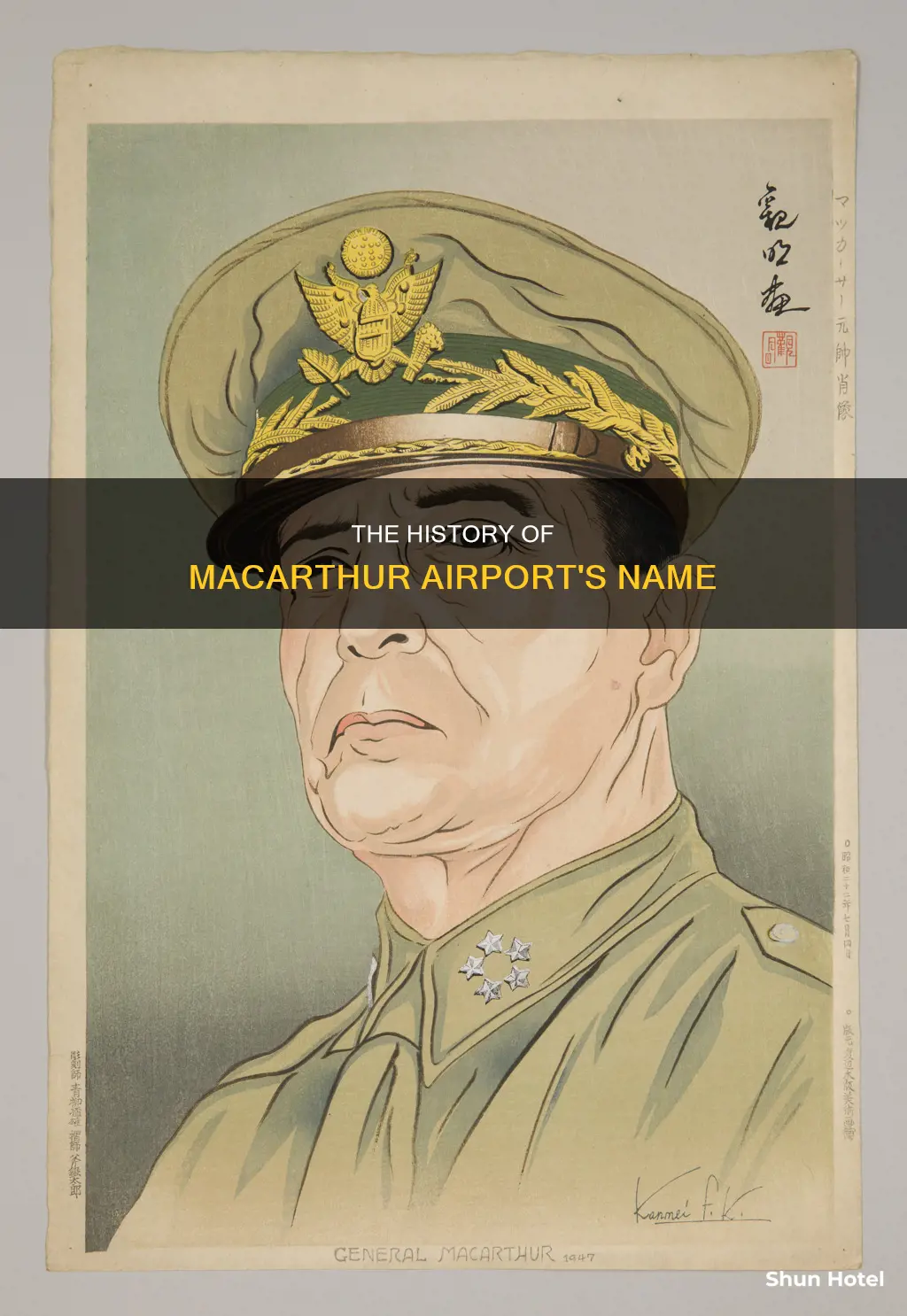 who is macarthur airport named after