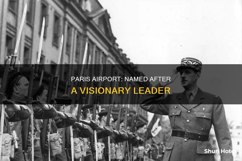 who is paris airport named after