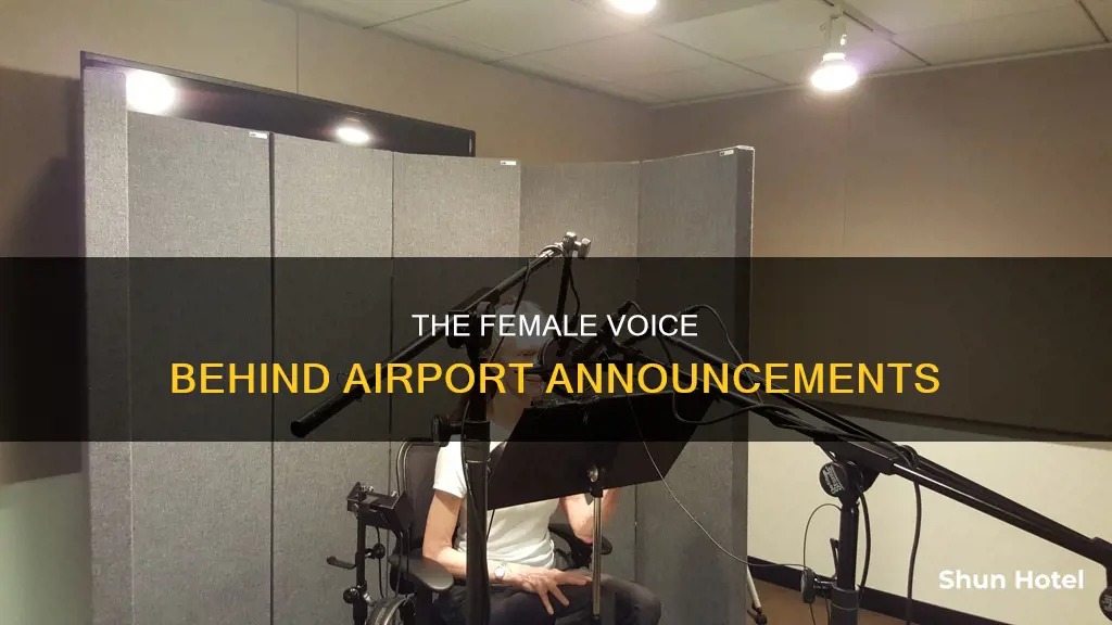 who is the female airport voice