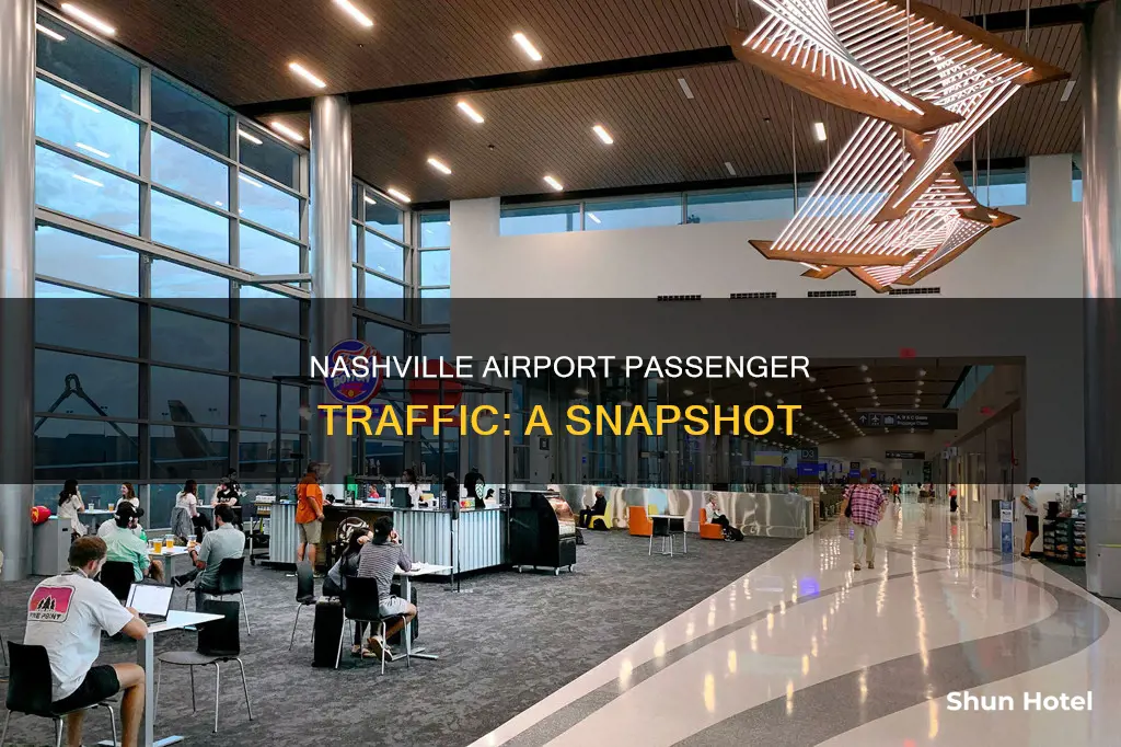 who many passengers in nashville airports