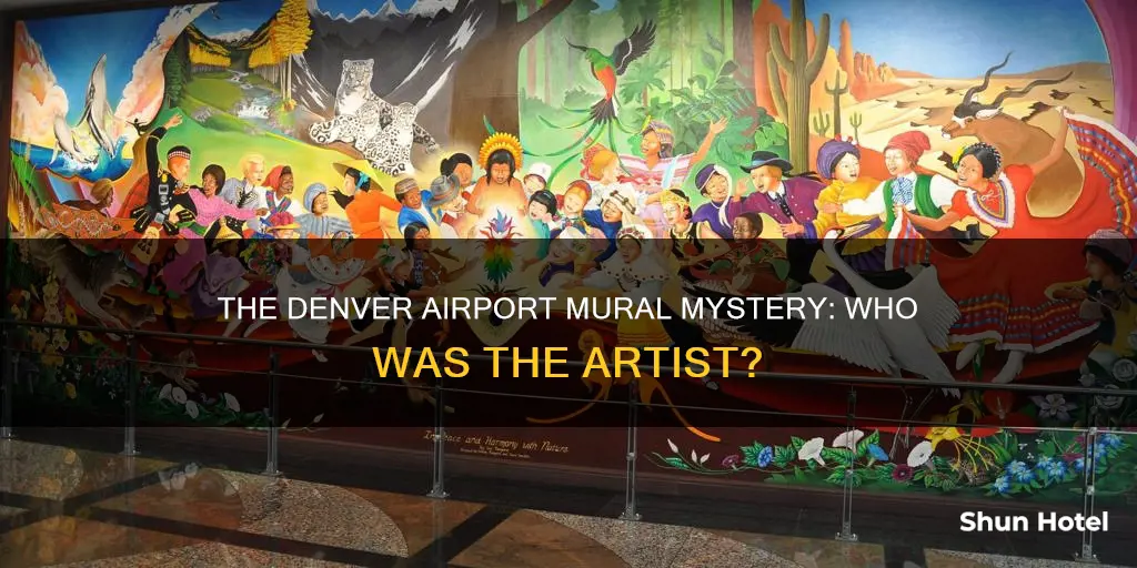 who painted the denver airport mural