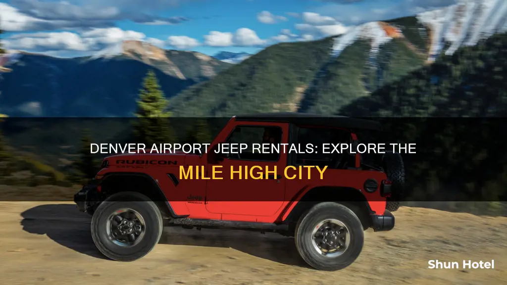 who rents jeeps at denver airport
