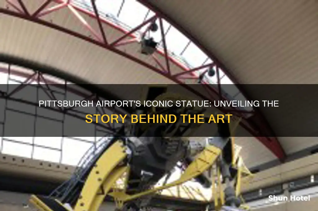 who statue is in pittsburgh international airport