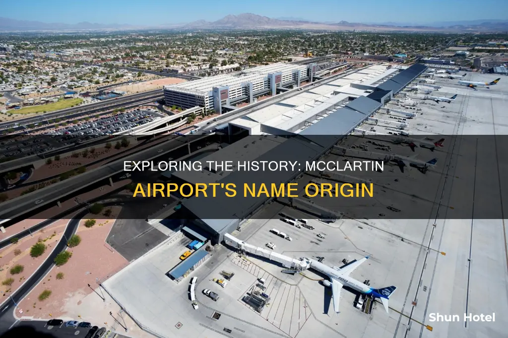 who was mcclarin airport named after