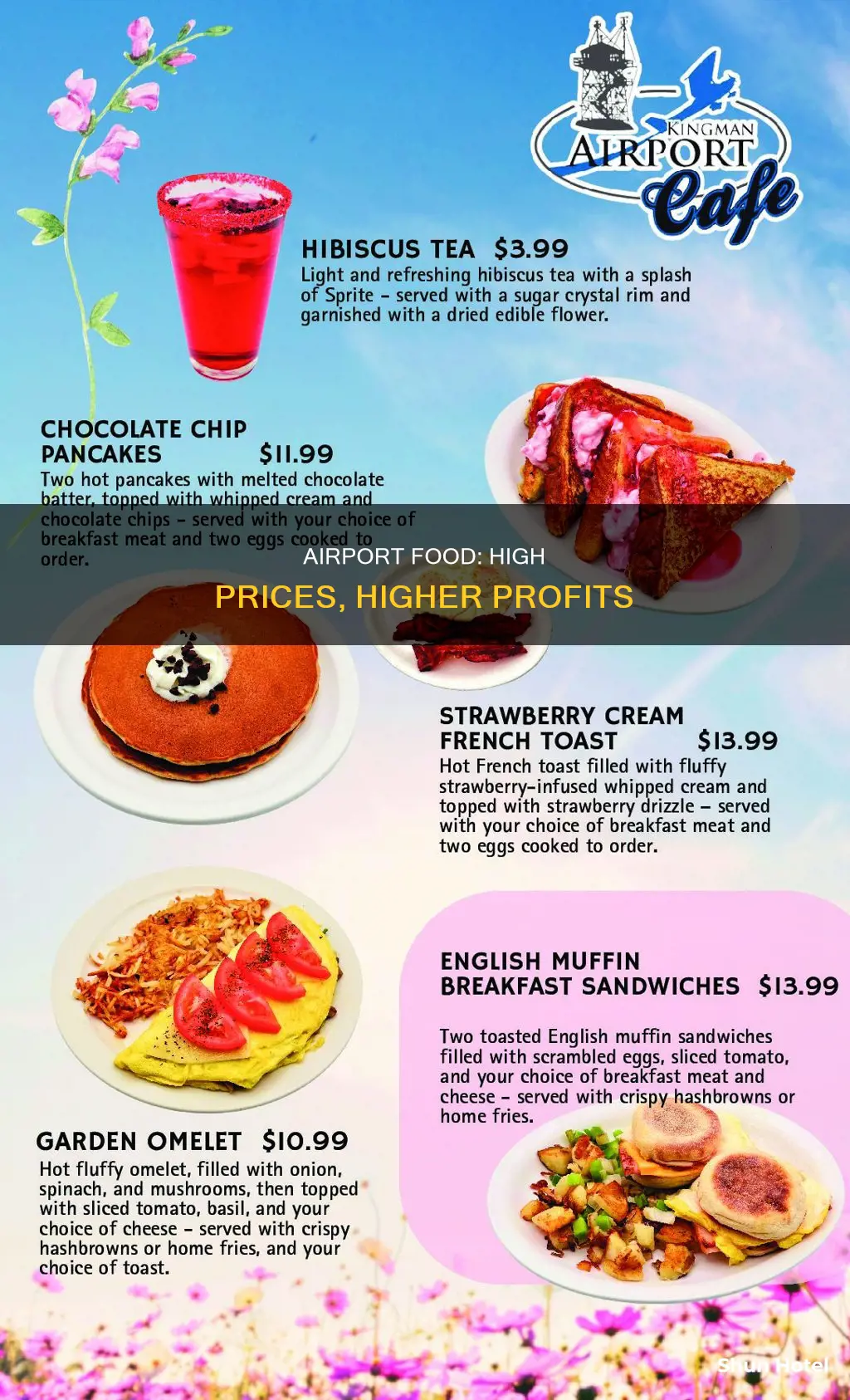 why airport food is so costly