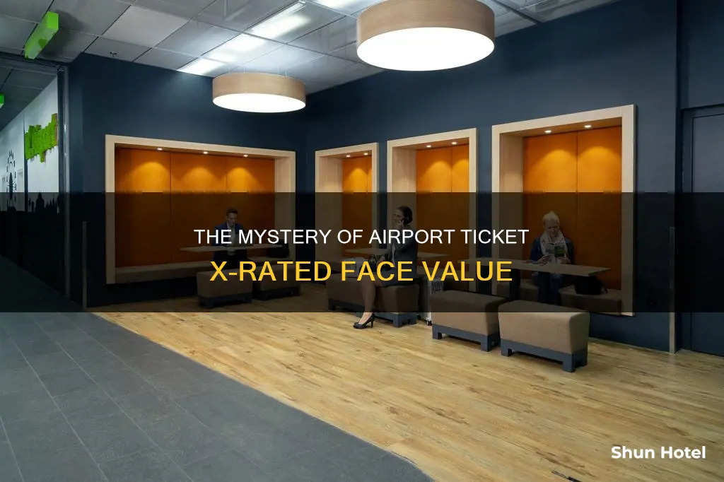why airport ticket x on face