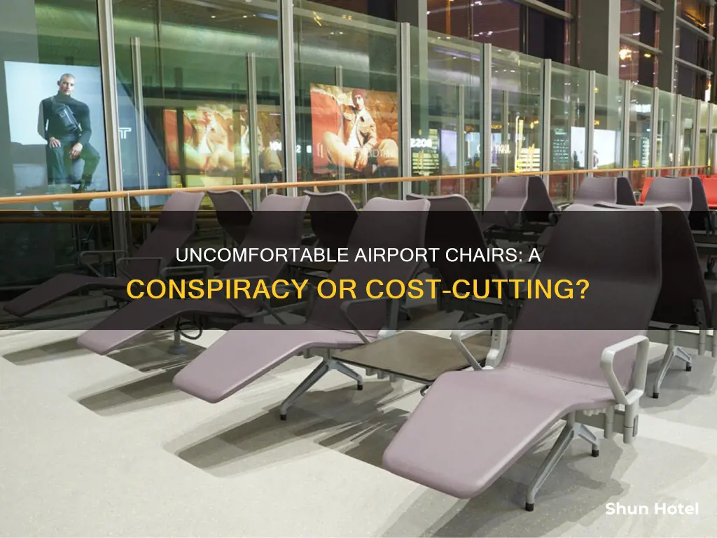 why are airport chairs so uncomfortable