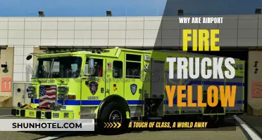 Airport Fire Trucks: Why Yellow?