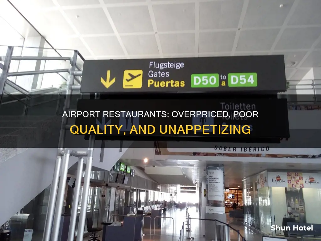 why are airport restaurants so bad