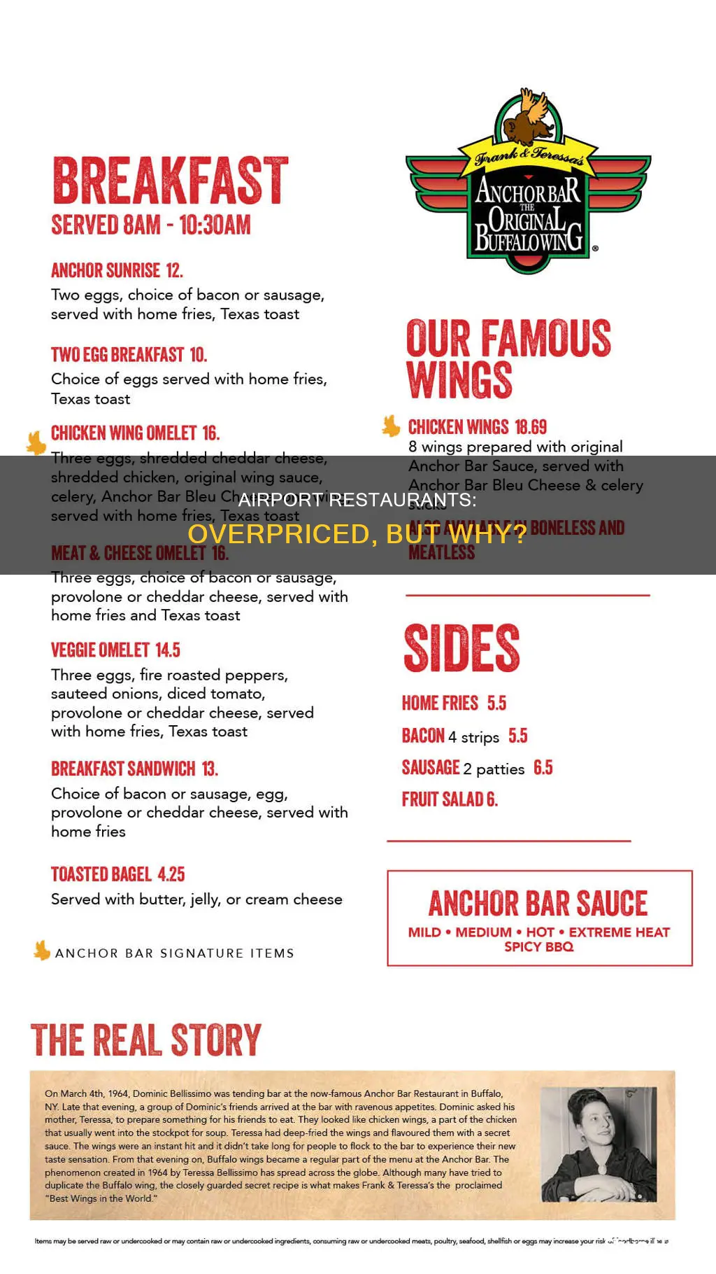 why are airport restaurants so expensive