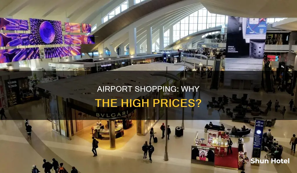why are airport shops so expensive
