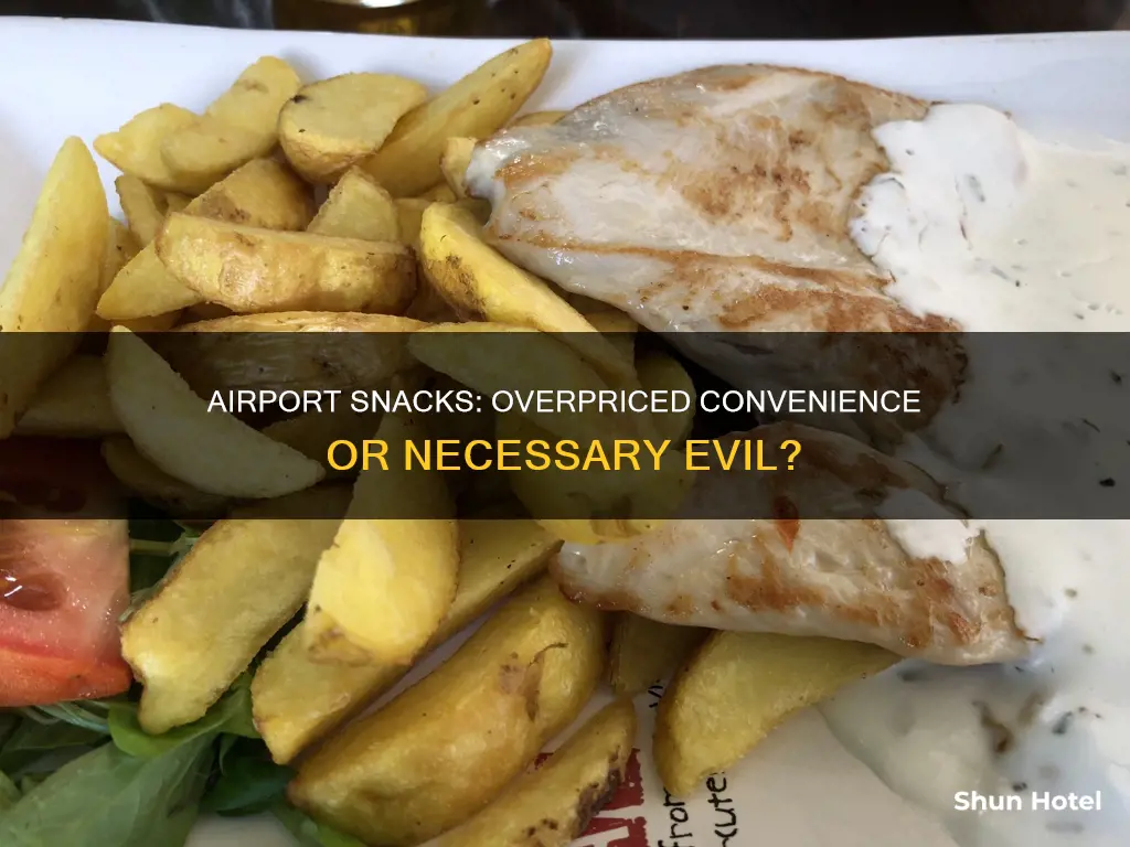 why are airport snacks so expensive