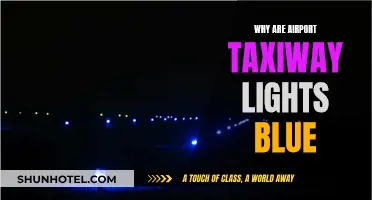 Blue Taxiway Lights: Safer Airport Navigation