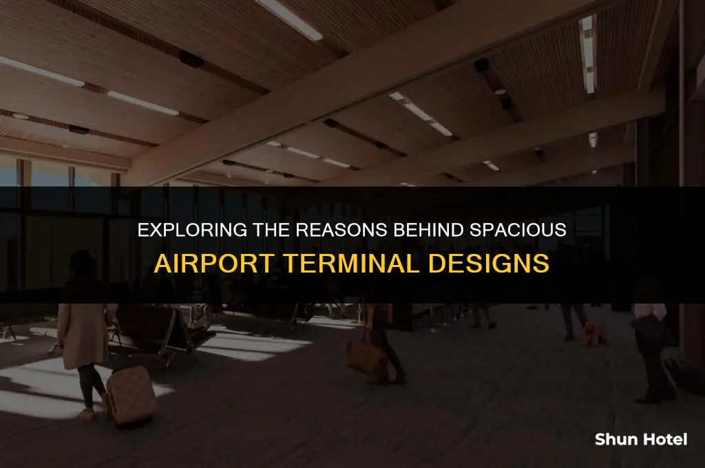 why are airport terminals so spacious