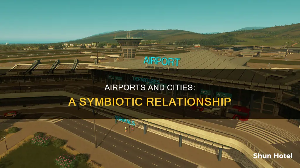 why are airports built major cities