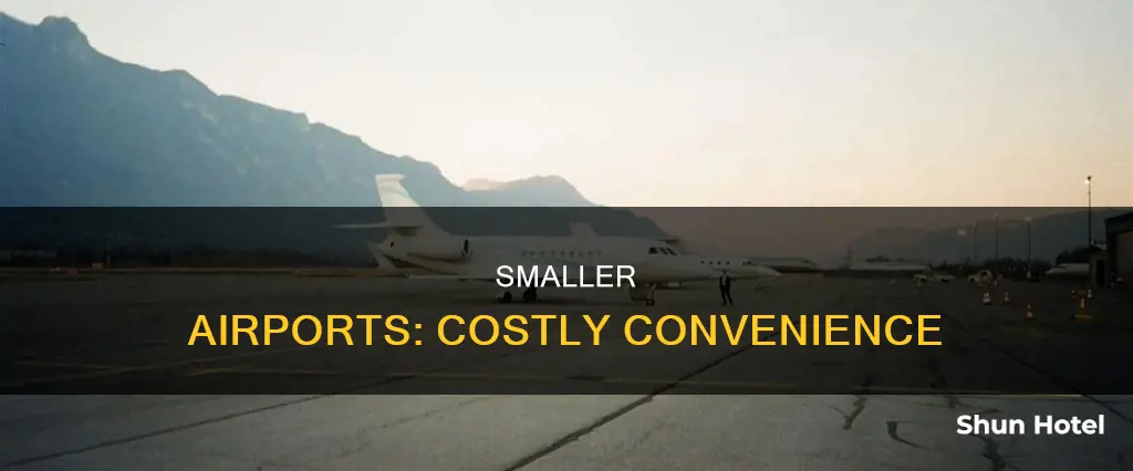 why are msaller airports more expensive