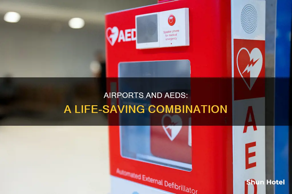why are there aed in airports