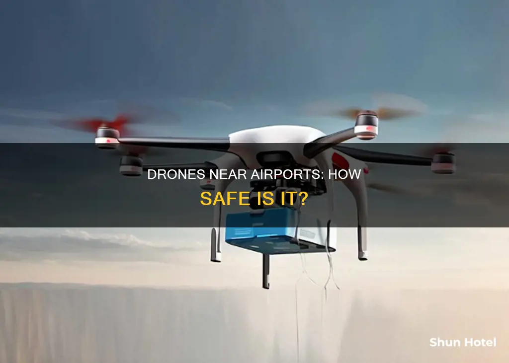 why can drones fly near airports