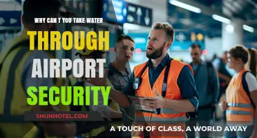 Airport Security: Water Woes and Rules
