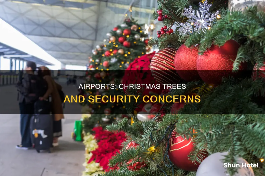 why cant airports have christmas trees