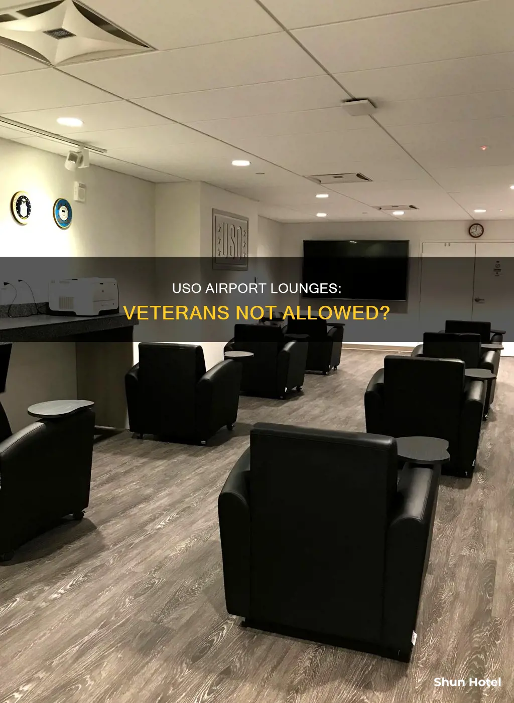 why cant veterans use airport uso