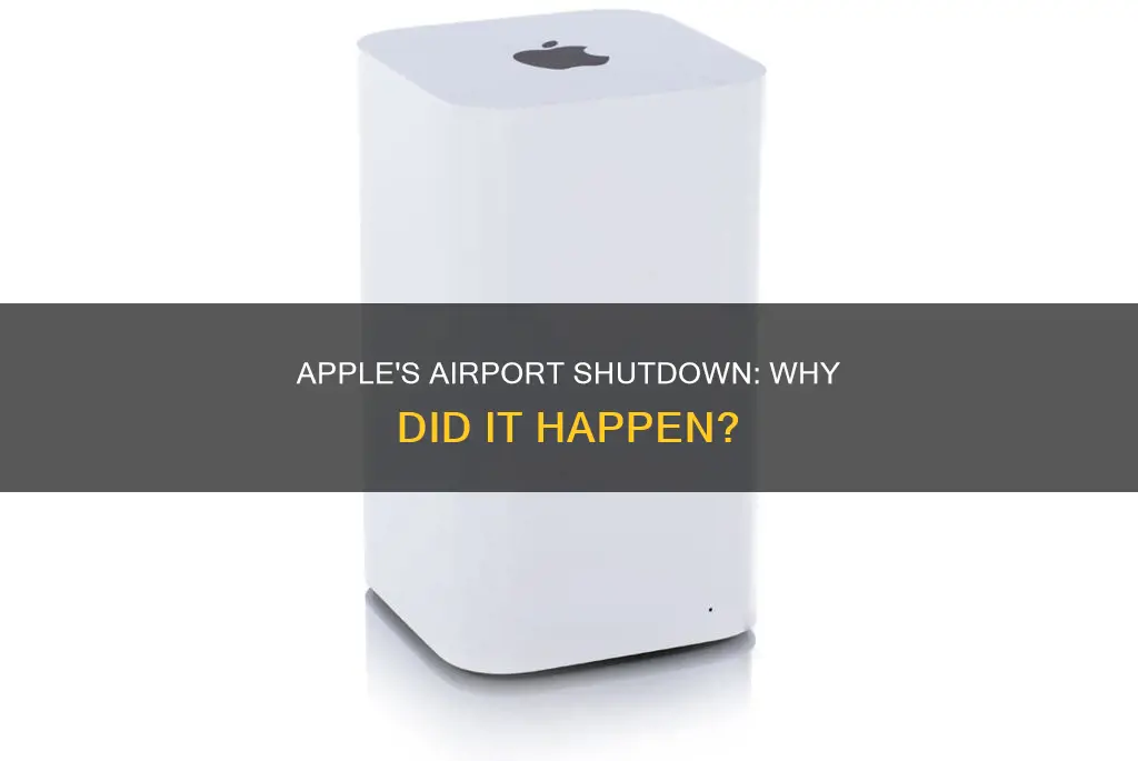 why did apple stop making airport