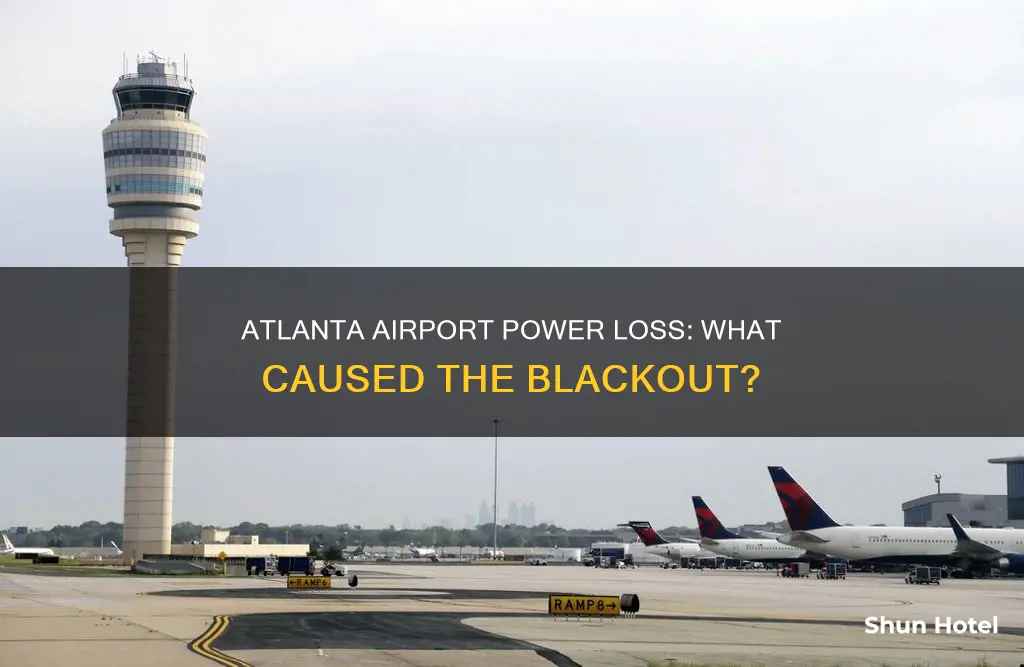 why did atlanta airport lose power