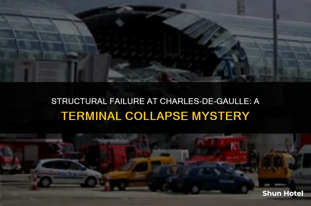 why did the charles-de-gaulle airport terminal collapse