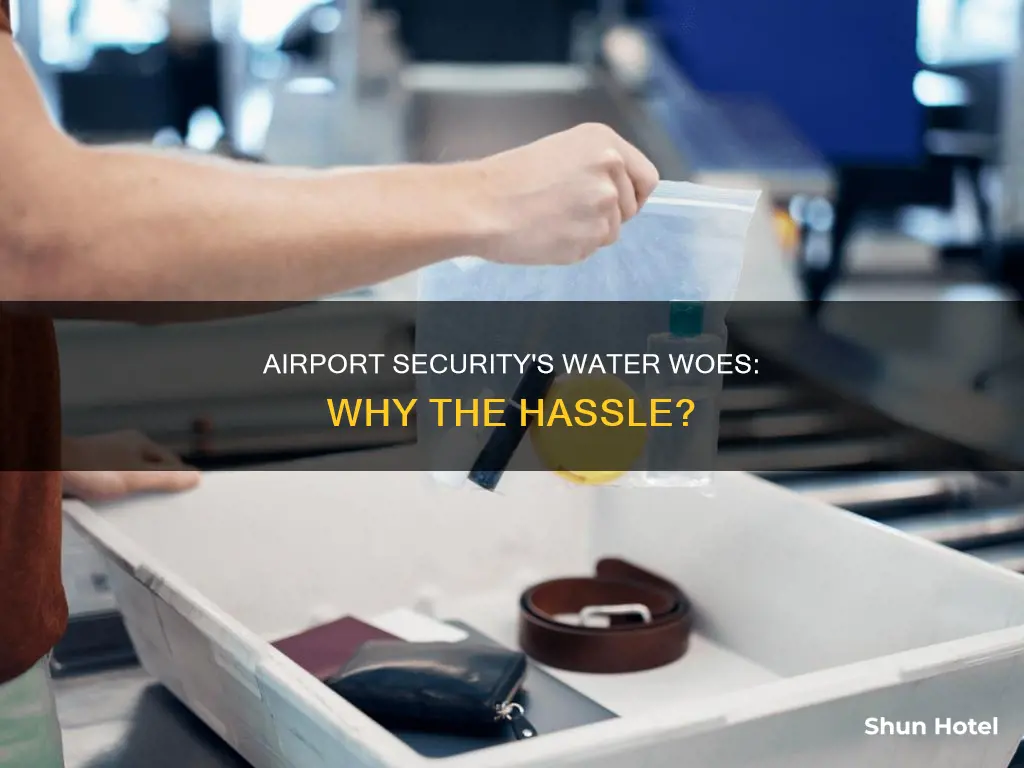 why do airport security hate water