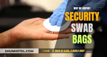 Airport Security: Swabbing Bags for Explosives and Safety