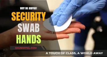 Airport Security: Swabbing Hands for Safety