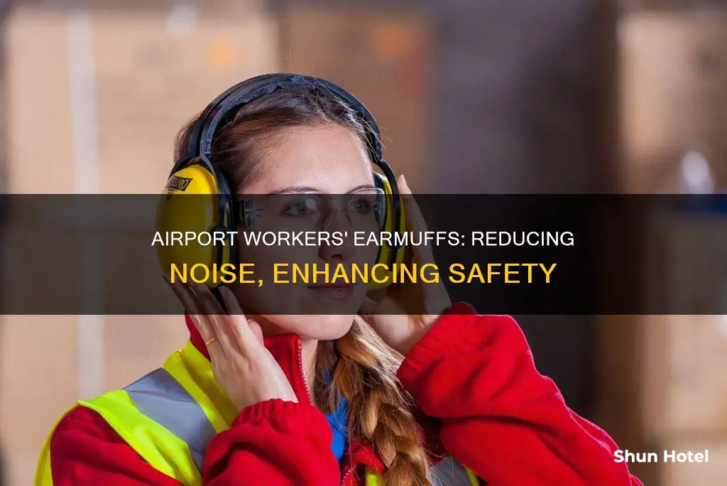 why do airport workers wear earmuffs