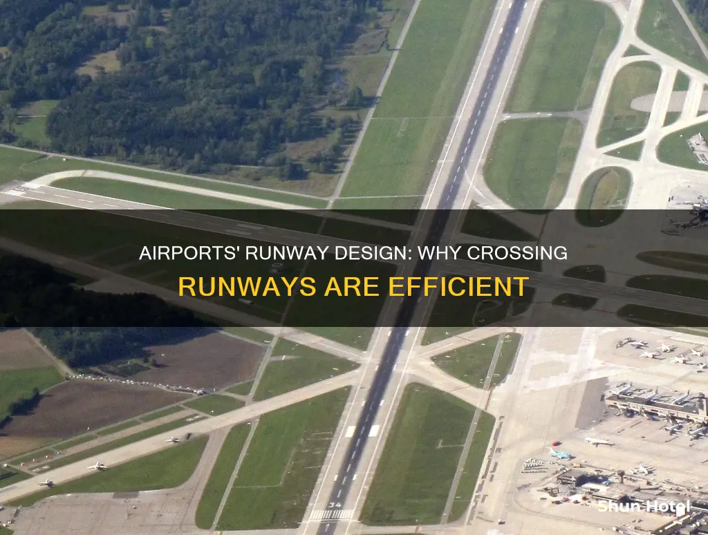 why do airports have crossing runways