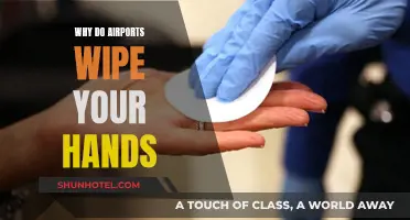 Airports and Hand-Wiping: What's the Security Concern?