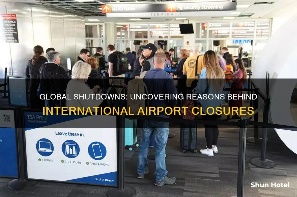 why do international airports close