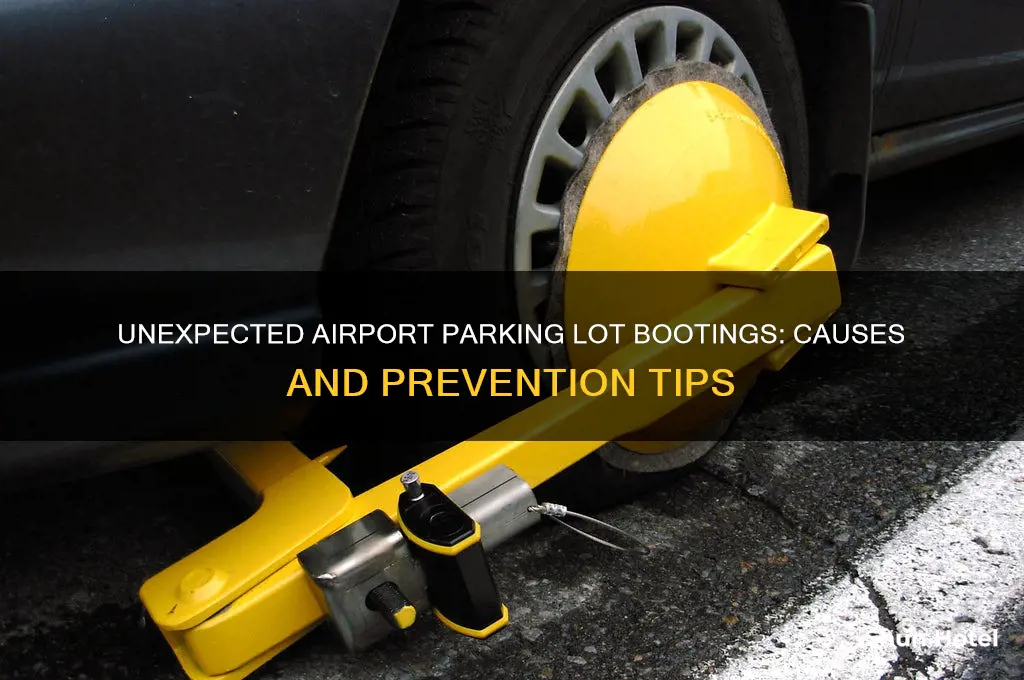 why do people get booted in airport parking lots