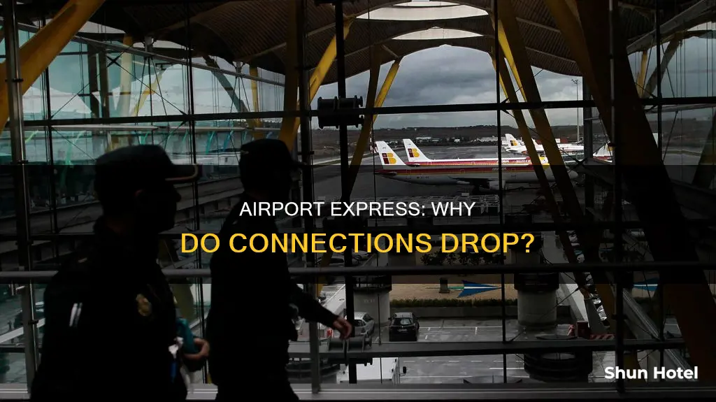 why does airport express lose connection