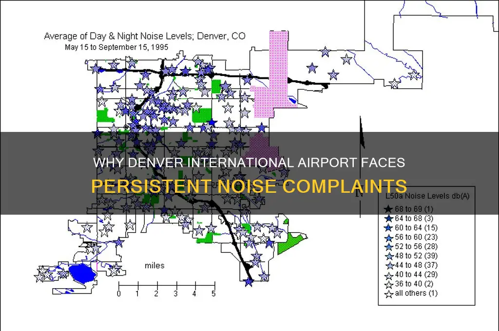 why does denver international airport have noise complaints