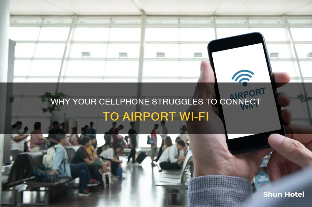 why does my cellphone do not get internet from airport