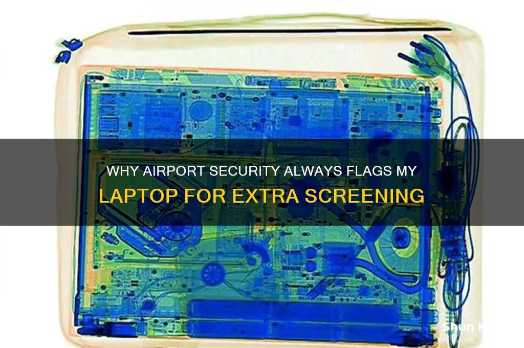 why does my computer always get swabbed at the airport