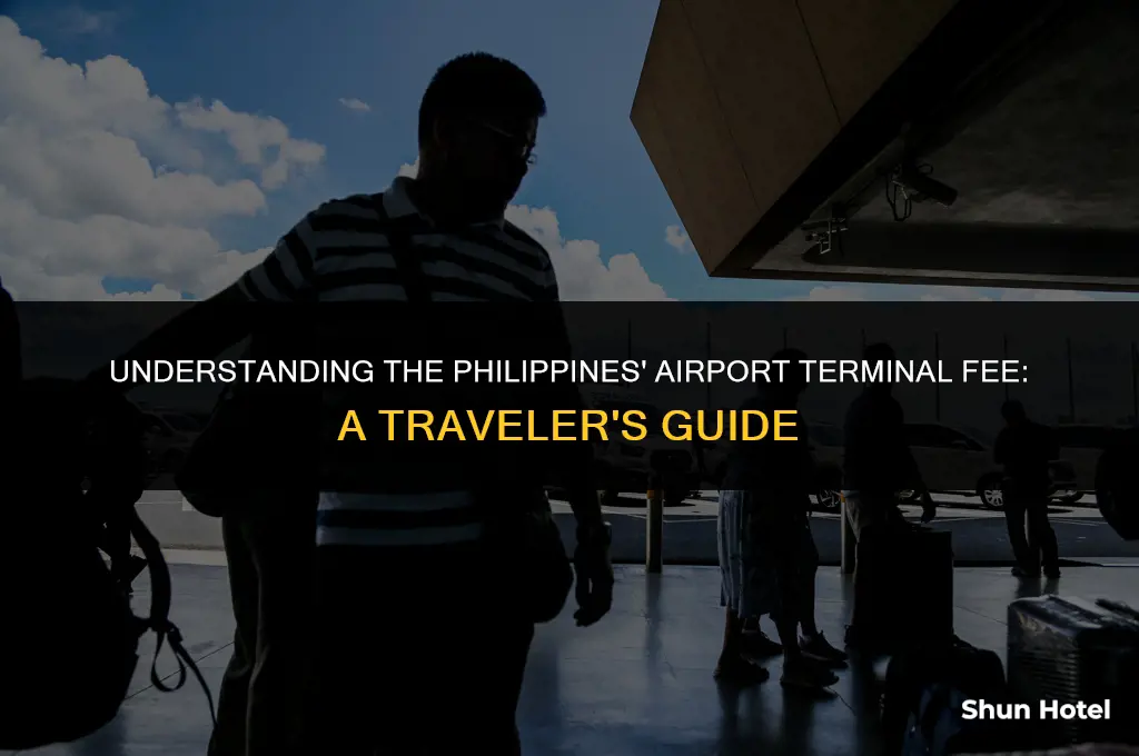 why does philippines have terminal fee at the airport